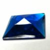 Faceted Square 50mm Jewel - Turquoise FQ50-5 - Image 2