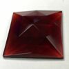 Faceted Square 50mm Jewel - Cranberry FQ50-340 - Image 2