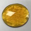 Round Faceted 75mm Jewel -Amber FR75-02 - Image 2