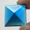 Pyramid Square 18mm Jewel - Turquoise PT18-05