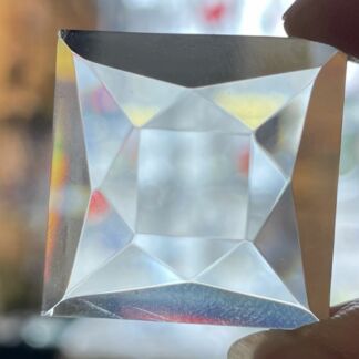 1" x 1" Multi Faceted Square Bevel #110