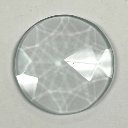 Clear Round Faceted Jewel-2" (50mm) FST50-01 - Image 2
