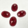 Faceted Oval 15mm x 25mm Jewel-Cranberry OV1525-340 - Image 2