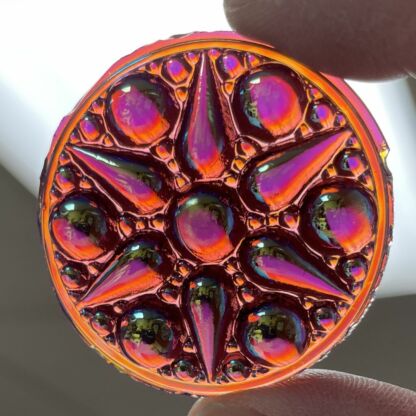 Dichroic Fancy 42mm Jewel BC42-340 Cranberry