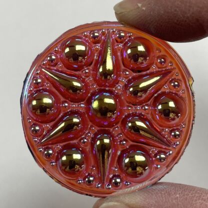 Dichroic Fancy 42mm Jewel BC42-340 Cranberry - Image 2