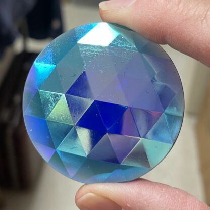 Dichroic Round 50mm Jewel BR50-04 Blue - Image 2