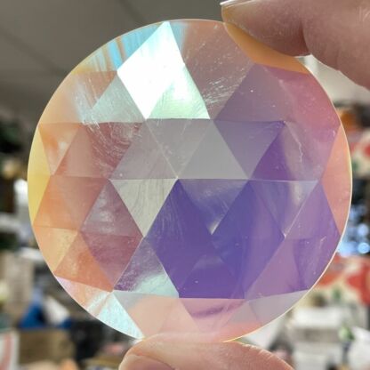 Dichroic Round 75mm Jewel BR75-11 Opal White