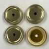 Lid for Mason Jars With Hole - set of 4