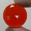 Faceted 25mm Round Jewel FR25-10LT Light Red