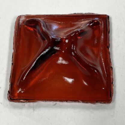 Old World Square 50mm Jewel - Cranberry CR50-340 - Image 2