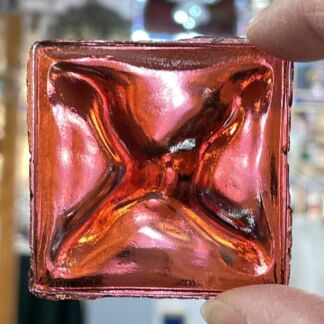 Old World Square 50mm Jewel - Cranberry CR50-340