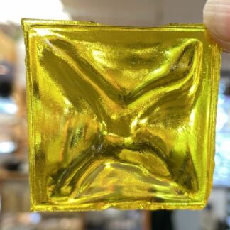 Old World Square 50mm Jewel - Yellow CR50-13
