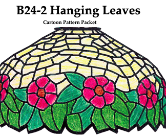 Worden B24-2 Hanging Leaves Lamp Pattern