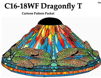 Worden C16-18WF Dragonfly T Lamp Pattern