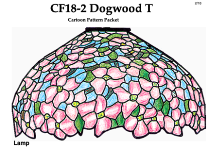 Worden CF 18-2 Dogwood T Lamp Pattern
