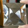 Faceted Square 50mm Jewel - Clear FQ50-01