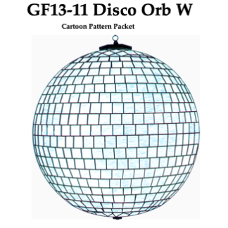 Worden GF13-11 Disco Orb Lamp Pattern