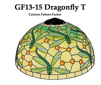 Worden GF13-15 Dragonfly Lamp Pattern