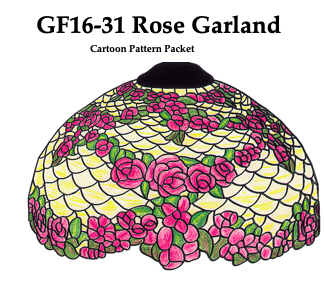 Worden GF16-31 Rose Garland Lamp Pattern
