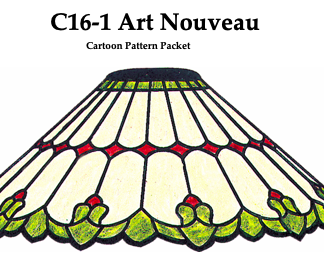 Worden C16-1 Art Nouveau Lamp Pattern