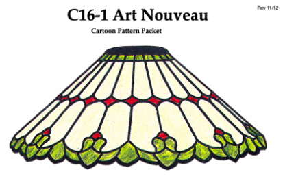 Worden C16-1 Art Nouveau Lamp Pattern