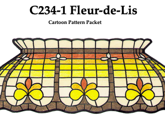 Worden C234-1 Fleur-de-lis Lamp Pattern