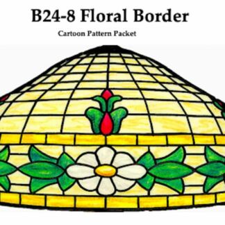 Worden B24-8 Floral Border Lamp Pattern