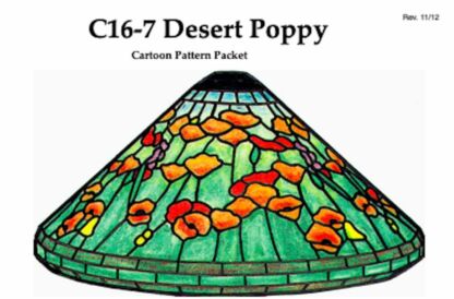 Worden C16-7 Desert Poppy Lamp Pattern