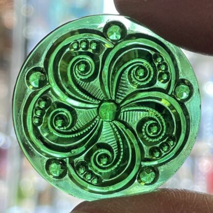 Textured 35mm Jewel FBJ35-03 Green