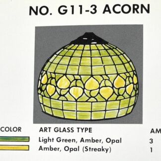 Worden G11-3 Acorn Lamp Pattern