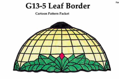 Worden G13-5 Leaf Border Lamp Pattern