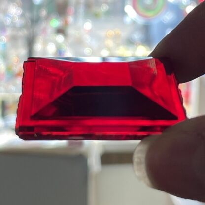 Square 40mm Jewel -Red QST40-10 - Image 2