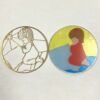 Religious Theme Filigree & Glass -  Girl Praying 98-106B - Image 2