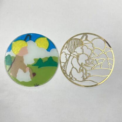 Religious Theme Filigree & Glass -  Shepherd 98-106 - Image 2