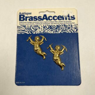 Brass 3-D Cherubs #B6002