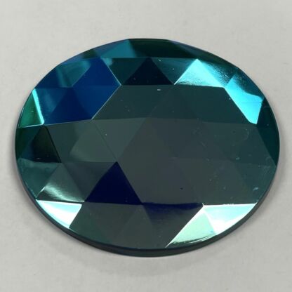 Dichroic Round 75mm Jewel BR75-05 Turquoise