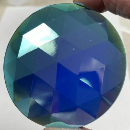 Dichroic Round 75mm Jewel BR75-05 Turquoise - Image 3