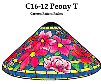 Worden C16-12 Peony Lamp Pattern