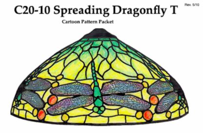 Worden C20-10 Spread Wing Dragonfly Lamp Pattern