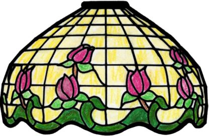 Worden C20-5 Rose Border Lamp Pattern