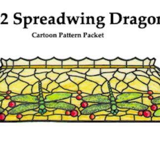 Worden C234-2 Spread Wing Dragon Fly Lamp Pattern