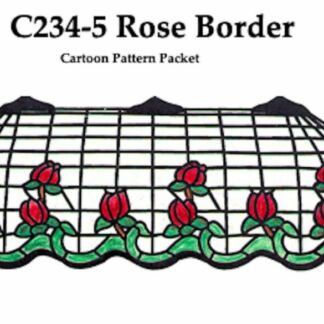 Worden C234-5 Rose Border Lamp Pattern