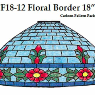 Worden CF18-12 Floral Border Lamp Pattern