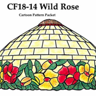 Worden CF18-14 Wild Rose Lamp Pattern