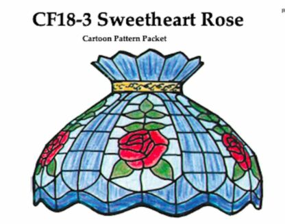 Worden CF18-3 Sweetheart Rose Lamp Pattern