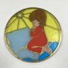 Religious Theme Filigree & Glass -  Girl Praying 98-106B