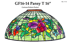 Worden GF16-14 Pansy T Lamp Pattern