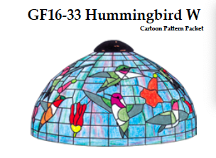 Worden GF16-33 Hummingbird Lamp Pattern