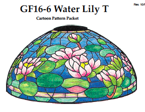Worden GF16-6 Water Lily Lamp Pattern