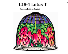 Worden L18-4 Lotus Lamp Pattern